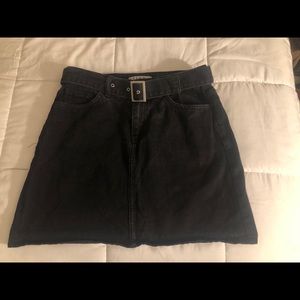 Black Demin Skirt